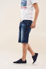 Salsa Jeans - Blue Loose jogger shorts with rips Salsa Jeans - Blue Loose jogger shorts with rips