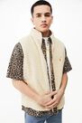 Urban Outfitters - Creme UO Nomad Ecru Teddy Gilet, Men Urban Outfitters - Creme UO Nomad Ecru Teddy Gilet, Men