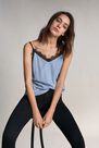 Salsa Jeans - Blue Top with lace Salsa Jeans - Blue Top with lace