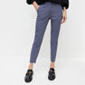 Reserved - Blue Drawstring Waist Chino Trousers, Women Reserved - Blue Drawstring Waist Chino Trousers, Women