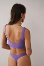 Urban Outfitters - Dark Purple Out From Under Imogen Square Neck Seamless Bralett Urban Outfitters - Dark Purple Out From Under Imogen Square Neck Seamless Bralett