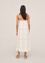 Mango - light beige Contrast seam dress, Women Mango - light beige Contrast seam dress, Women
