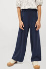 Mango - medium blue Flowy straight-fit trousers Mango - medium blue Flowy straight-fit trousers