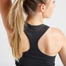 DOMYOS - XS Muscle Back Fitness Tank Top My Top - Blueberry DOMYOS - XS Muscle Back Fitness Tank Top My Top - Blueberry