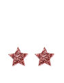 LITTLE MOOSE - Little Moose Space Unicorn Glitter Pink Star Stud Earrings LITTLE MOOSE - Little Moose Space Unicorn Glitter Pink Star Stud Earrings