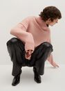 Mango - lt-pastel pink Turtle neck oversize sweater Mango - lt-pastel pink Turtle neck oversize sweater