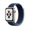 APPLE - Apple Watch SE GPS + Cellular 40mm Silver Aluminium Case with Deep Navy Sport Loop APPLE - Apple Watch SE GPS + Cellular 40mm Silver Aluminium Case with Deep Navy Sport Loop