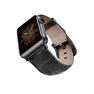 VIVA MADRID - Viva Madrid Montre Crox Black/Black Leather Strap for Apple Watch 42/44mm VIVA MADRID - Viva Madrid Montre Crox Black/Black Leather Strap for Apple Watch 42/44mm