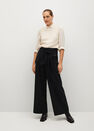 Mango - black Belt palazzo trousers Mango - black Belt palazzo trousers