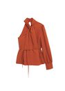 Mango - medium orange Asymmetric neckline blouse, Women Mango - medium orange Asymmetric neckline blouse, Women
