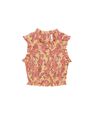 Mango - Yellow Ruched Cotton Top, Women Mango - Yellow Ruched Cotton Top, Women