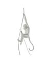 Seletti - Monkey Lamp Hanging With Rope White Indoor Seletti - Monkey Lamp Hanging With Rope White Indoor