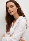 Mango - natural white Babydoll collar cotton shirt Mango - natural white Babydoll collar cotton shirt
