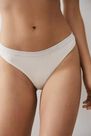 Urban Outfitters - Neutral Out From Under Markie Seamless Ribbed Thong Urban Outfitters - Neutral Out From Under Markie Seamless Ribbed Thong