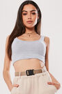 Missguided - Grey Scoop Neck Bralet Missguided - Grey Scoop Neck Bralet
