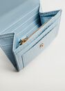 Mango - lt-pastel blue Croc-effect wallet Mango - lt-pastel blue Croc-effect wallet