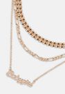 Missguided - Gold Look Babygirl Multi Row Chain Necklace Missguided - Gold Look Babygirl Multi Row Chain Necklace