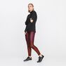 KALENJI - M/L ZIP RUN WARM WOMEN'S LONG-SLEEVED RUNNING T-SHIRT, Fluo Coral Pink KALENJI - M/L ZIP RUN WARM WOMEN'S LONG-SLEEVED RUNNING T-SHIRT, Fluo Coral Pink