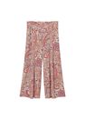 Mango - Red Flowy Printed Trousers, Women Mango - Red Flowy Printed Trousers, Women