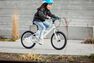 BTWIN - Kids' 16-Inch Bike (4.5-6Y) 100 - Inuit White/Blue BTWIN - Kids' 16-Inch Bike (4.5-6Y) 100 - Inuit White/Blue