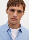Mango - lt-pastel blue Slim fit modal cotton shirt Mango - lt-pastel blue Slim fit modal cotton shirt