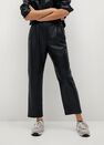 Mango - black Darts faux-leather trousers Mango - black Darts faux-leather trousers