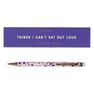 YES STUDIO - Yes Studio Things I Can't Say Pen & Case YES STUDIO - Yes Studio Things I Can't Say Pen & Case