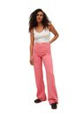 Mango - bright pink Wide leg high waist jeans, Women Mango - bright pink Wide leg high waist jeans, Women
