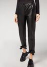 Calzedonia - BLACK Leather Effect Joggers Calzedonia - BLACK Leather Effect Joggers