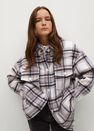 Mango - light beige Oversized check overshirt Mango - light beige Oversized check overshirt