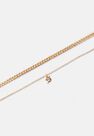 Missguided - Gold Look Gothic Initial Pendant S Necklace Missguided - Gold Look Gothic Initial Pendant S Necklace