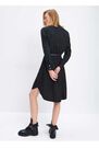Mohito - Shirt Dress With Belt Eco Aware - Black Mohito - Shirt Dress With Belt Eco Aware - Black
