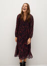 Mango - black Flowy printed dress Mango - black Flowy printed dress