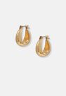 Missguided - Gold Gold Look Plain Metal Huggie Hoop Earrings Missguided - Gold Gold Look Plain Metal Huggie Hoop Earrings