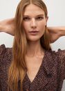 Mango - red Flowy printed dress Mango - red Flowy printed dress