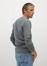 Mango - grey Structured cotton sweater Mango - grey Structured cotton sweater