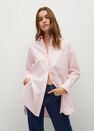 Mango - lt-pastel pink Oversize poplin shirt Mango - lt-pastel pink Oversize poplin shirt