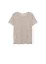 Mango - lt pastel grey 100% linen t-shirt Mango - lt pastel grey 100% linen t-shirt