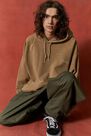 Urban Outfitters - Brown Iets Frans'.. Embroidered Logo Hoodie Urban Outfitters - Brown Iets Frans'.. Embroidered Logo Hoodie