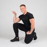 DOMYOS - Medium Weight Training Chest Day T-Shirt, Midnight Indigo DOMYOS - Medium Weight Training Chest Day T-Shirt, Midnight Indigo