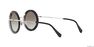MIU MIU - Black Round Miu Miu MU 59US MIU MIU - Black Round Miu Miu MU 59US
