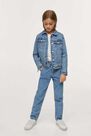 Mango - open blue Pockets denim jacket, Kids Girl Mango - open blue Pockets denim jacket, Kids Girl