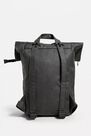 Urban Outfitters - Grey UO Faux Leather Rolltop Backpack Urban Outfitters - Grey UO Faux Leather Rolltop Backpack