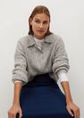 Mango - Navy Flared Long Skirt Mango - Navy Flared Long Skirt
