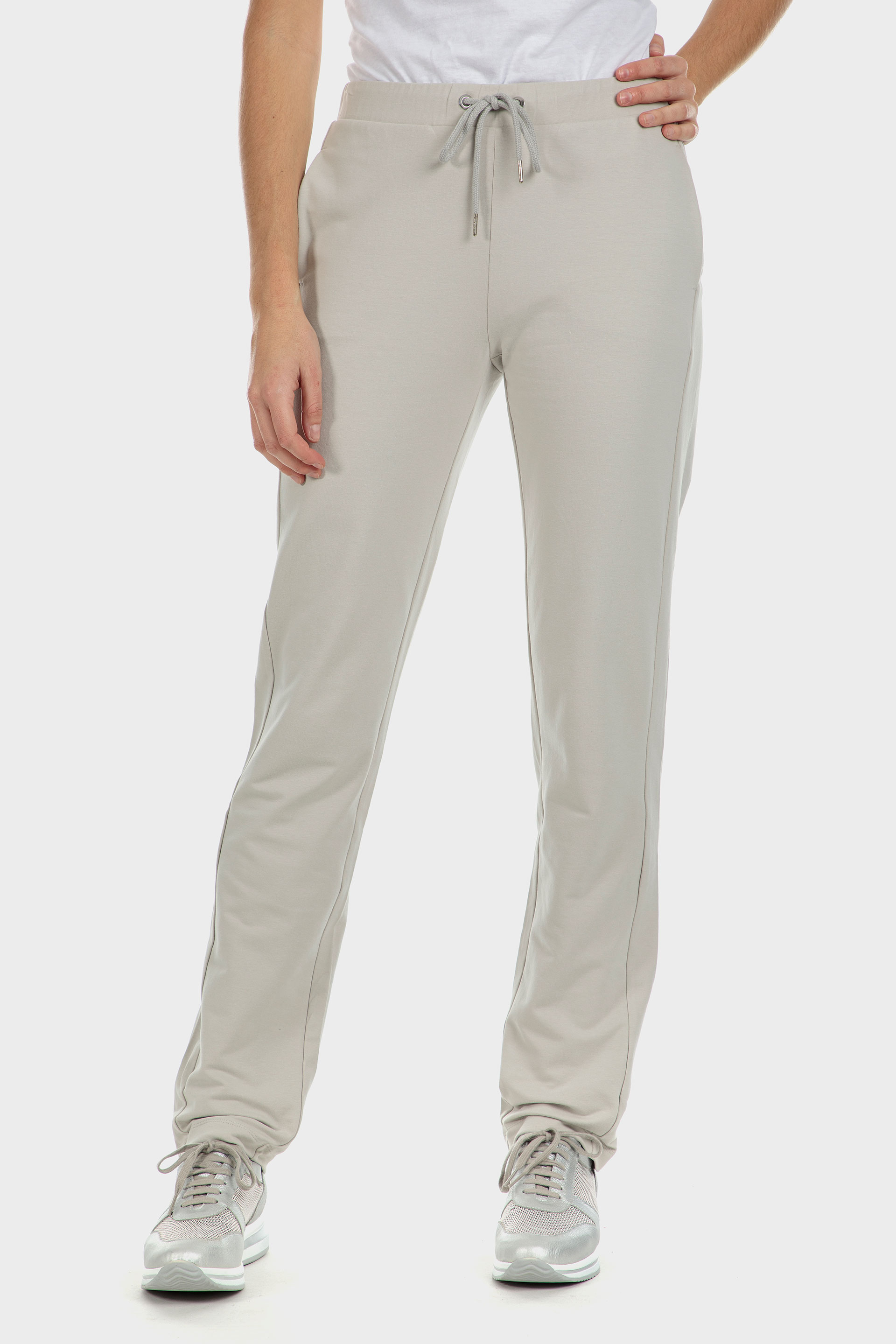 grey sports trousers