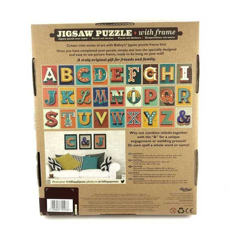 Shop RIDLEYS Ridleys Alphabet Jigsaw Puzzle with Frame ...